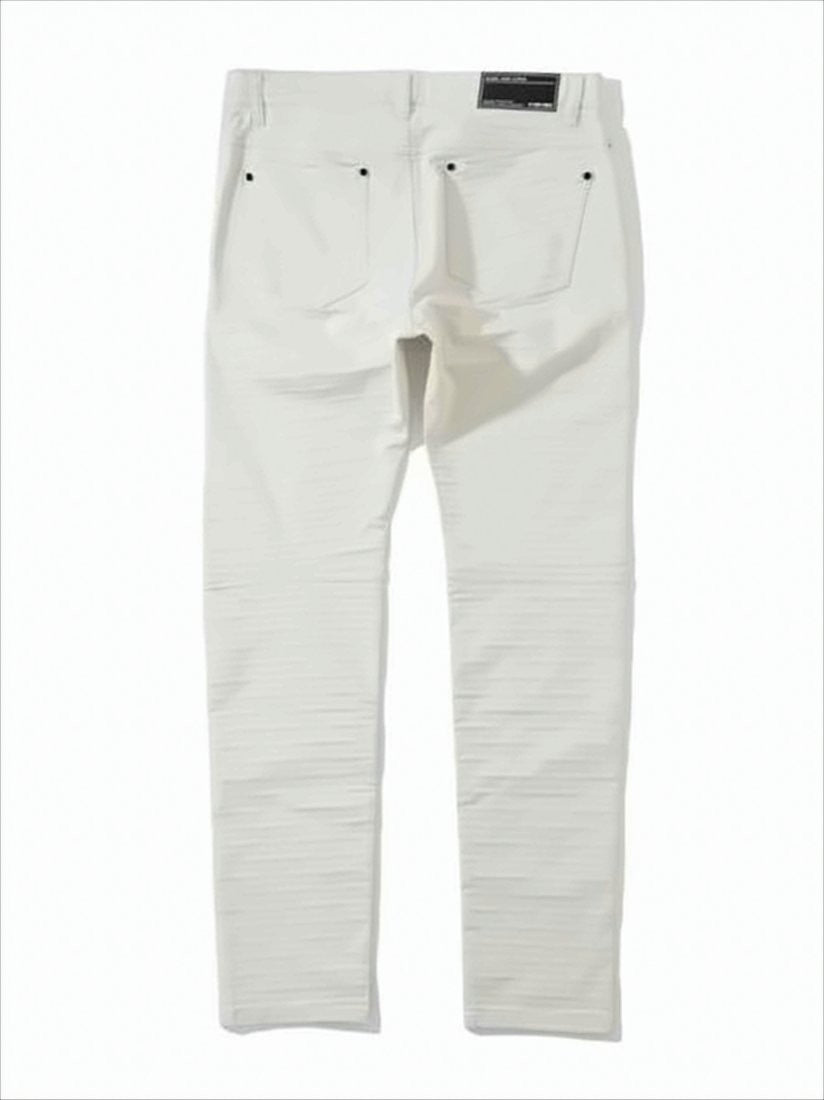 Mark&Lona Textured Straight Fit Pants With Classic Five-Pocket Design