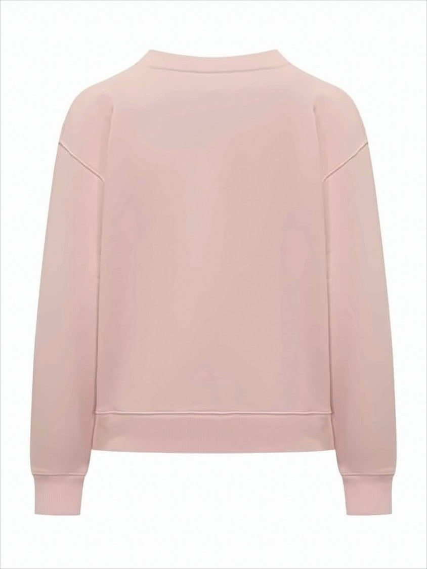 Kenzo Cropped Long-Sleeve Sweatshirt With Bold Floral Graphic