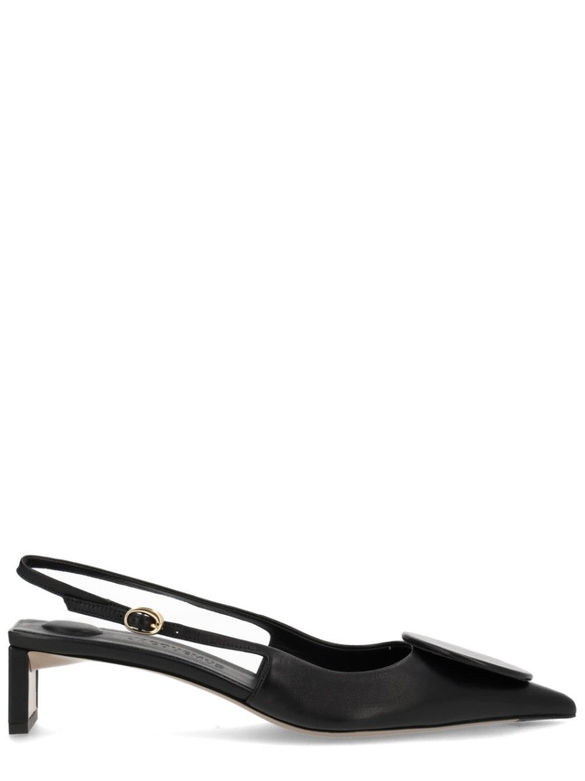 Jacquemus Les Slingbacks Duelo Lamb Leather Pumps