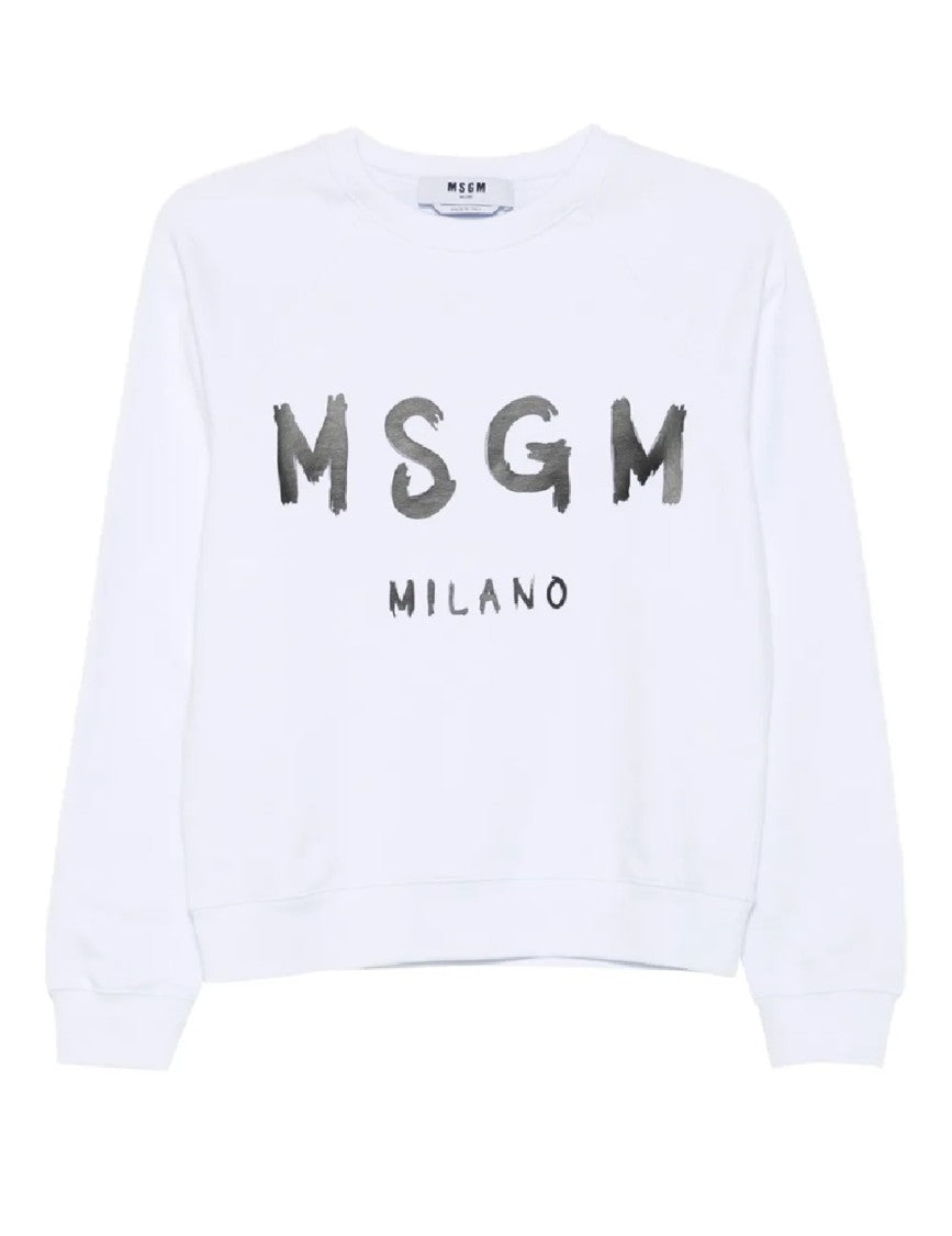 Msgm Relaxed-Fit Graphic Print Sweatshirt