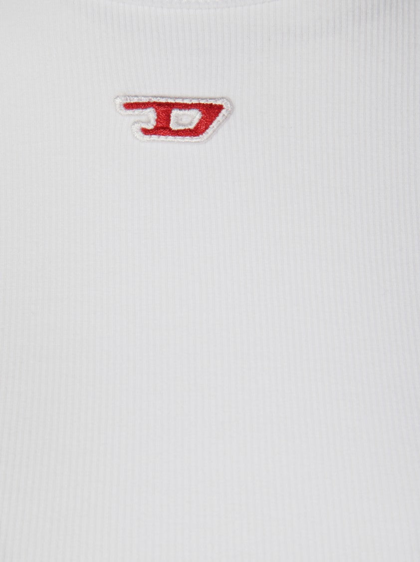 Diesel Fitted Cropped Top With Tie Detail