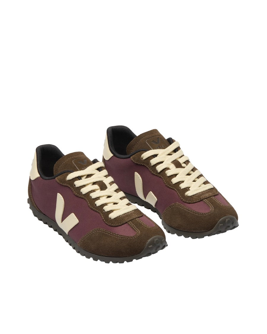 Veja Aerodynamic Sneakers With Jagged Sole And Suede Accents