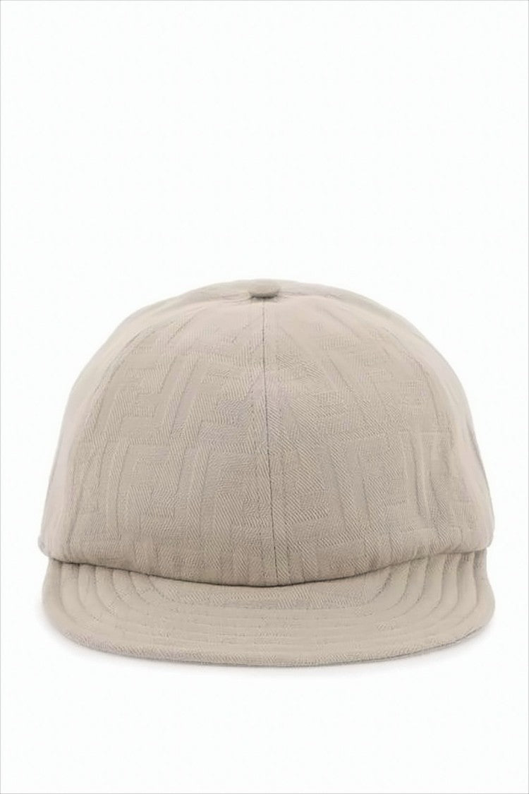 Fendi Textured Cotton Cap With Adjustable Strap