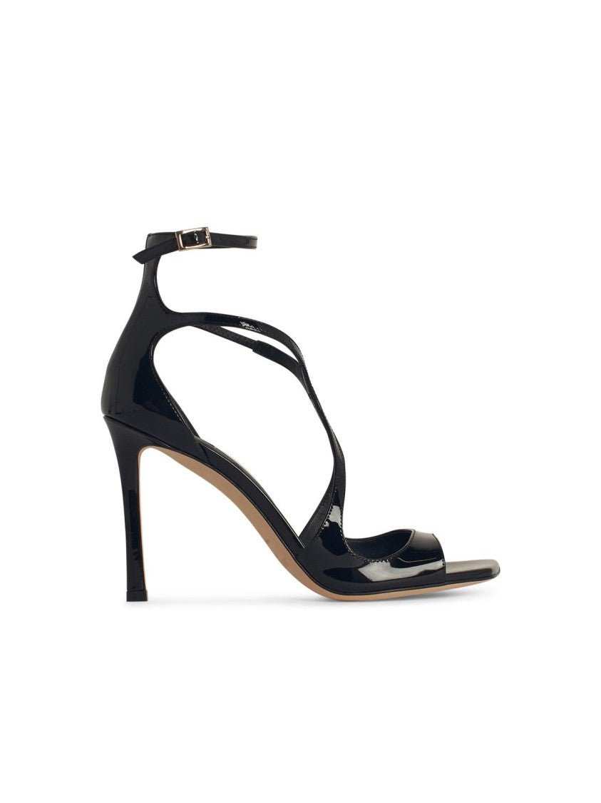 Jimmy Choo Azia Sandals In Black Leather