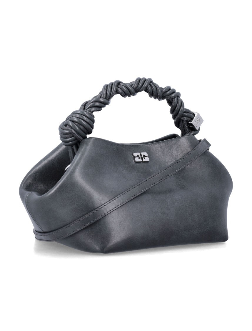 Ganni Small Braided Bow Shoulder Bag