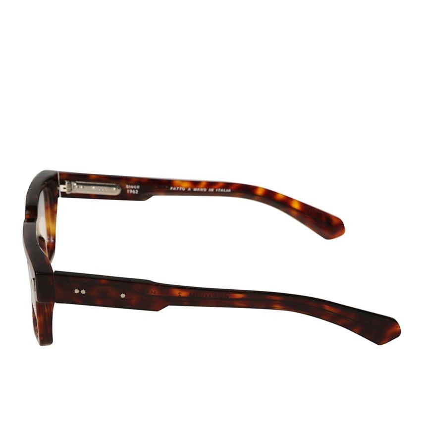 Kador Premium 2 Rectangular Tortoiseshell Eyeglasses With Metallic Accents