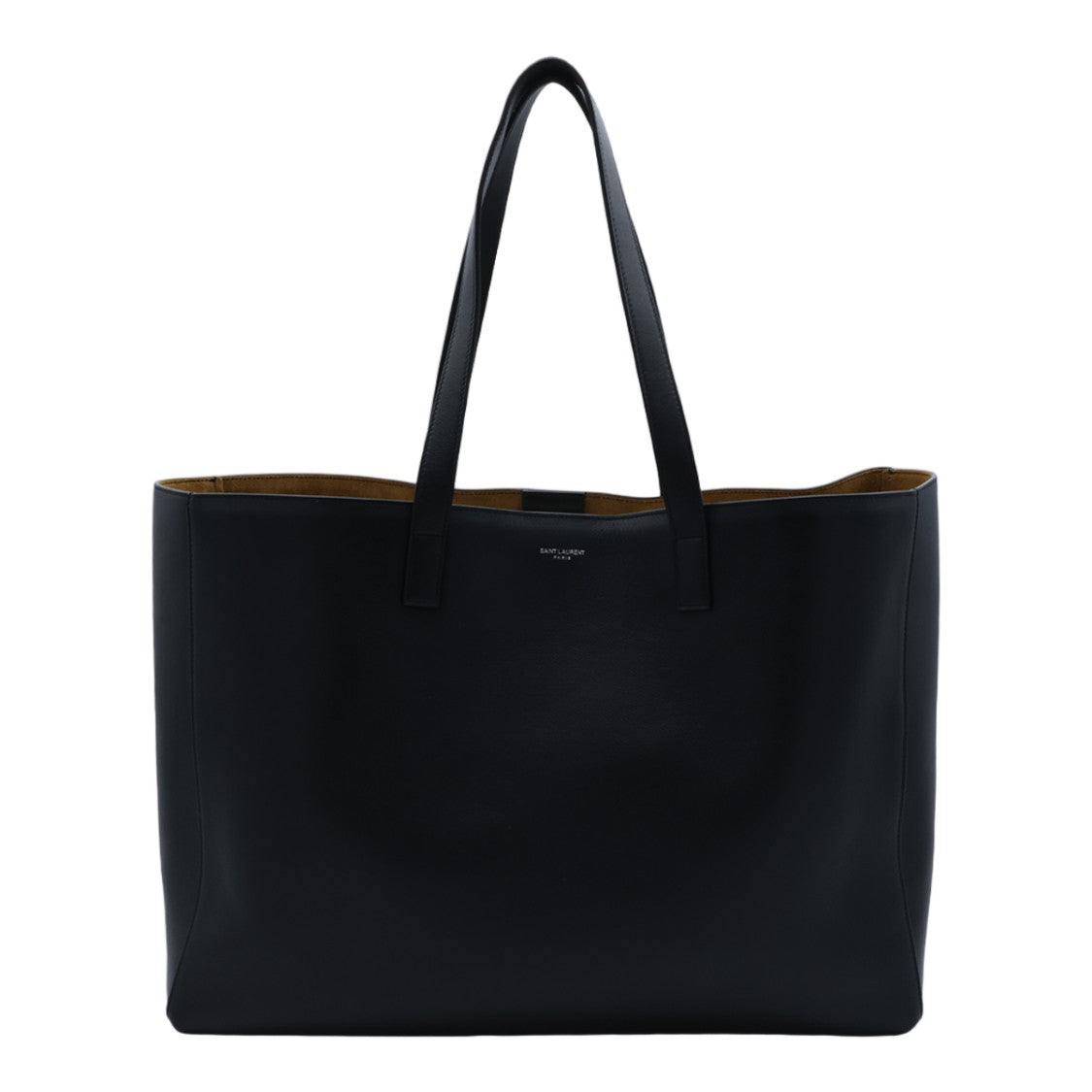 Saint Laurent Large Matte Finish Tote Bag With Minimalist Design