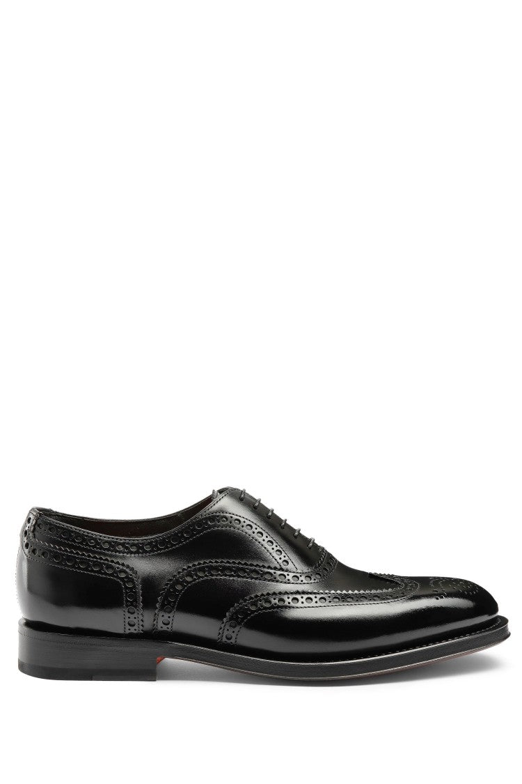 Santoni Enrico Model Leather Oxford Brogue Goodyear