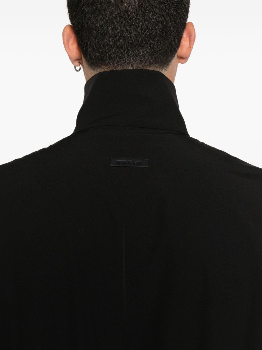 Fear Of God Zip-Up Black Sweatshirt