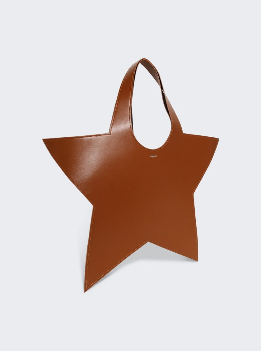 Coperni Star Tote Bag - Brown