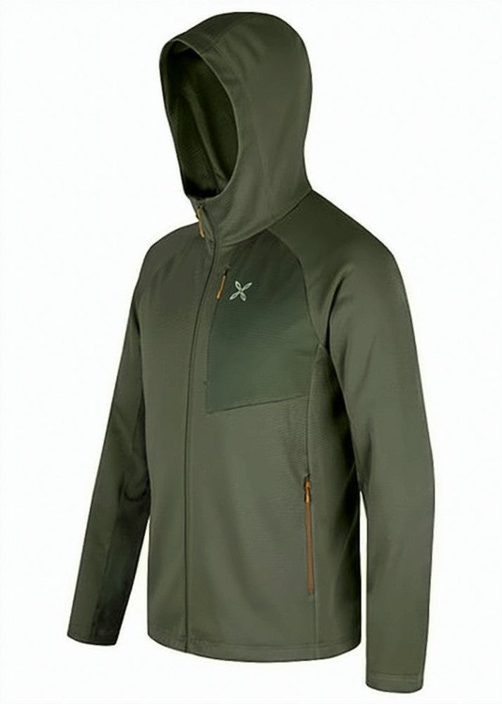 Montura Fitted Green Montura Jacket With Hood