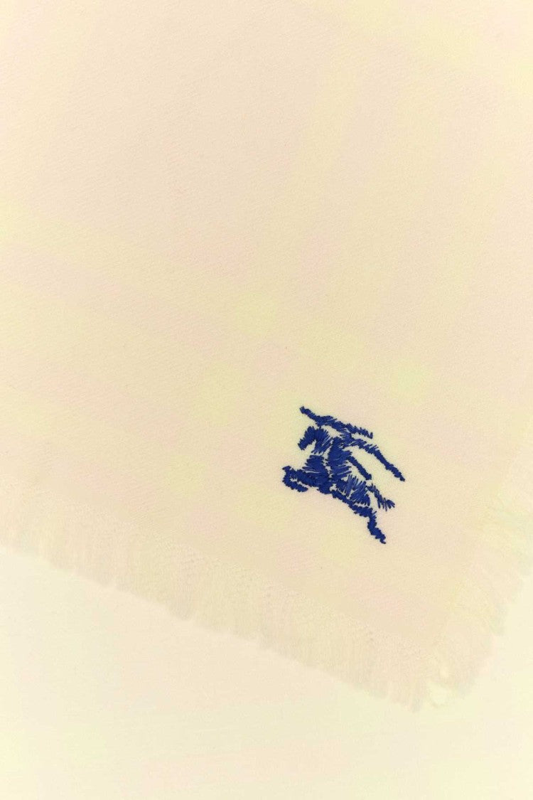 Burberry Printed Wool Blend Scarf