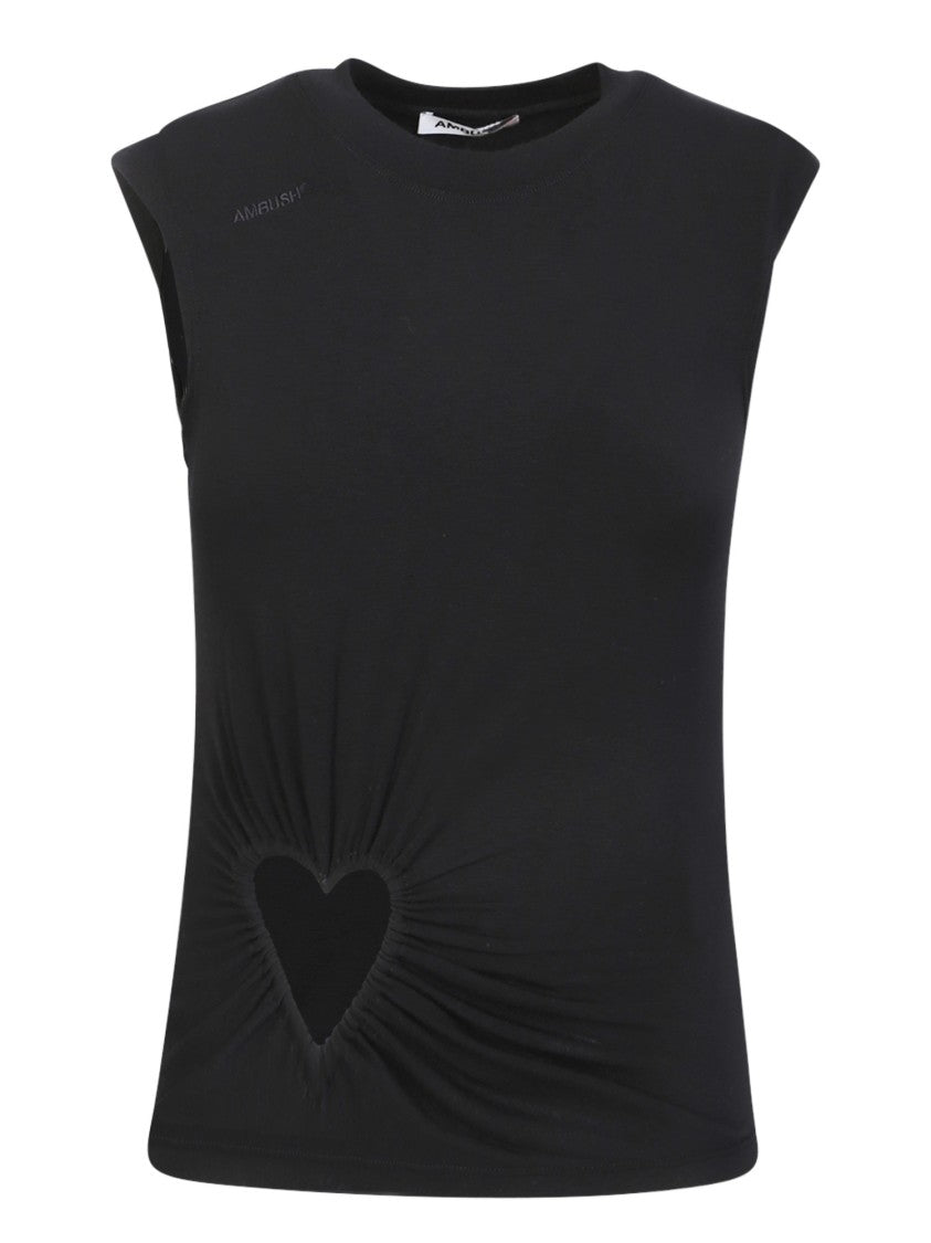 Ambush Black Sleeveless Top