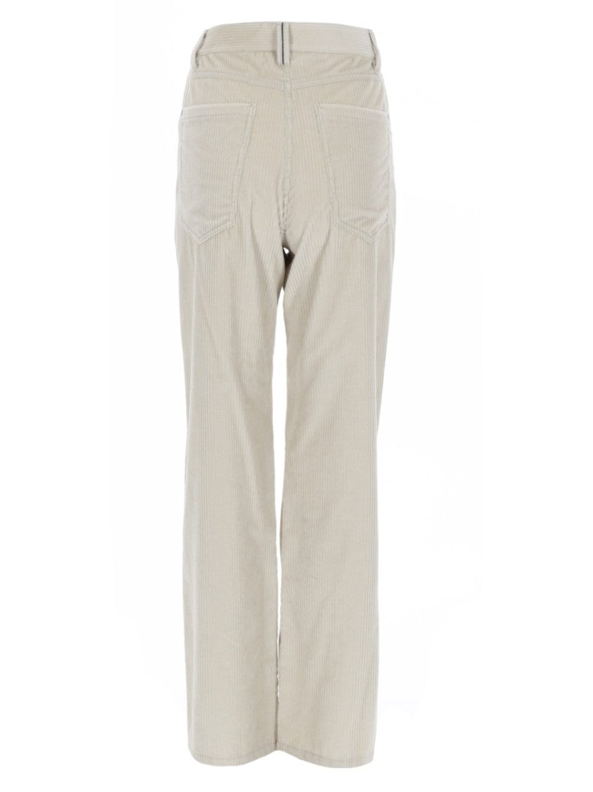 Brunello Cucinelli Wide-Leg Corduroy Pants With Classic Five-Pocket Design