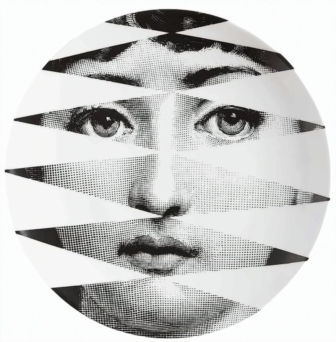 Fornasetti Tema E Variazioni Porcelain Plate