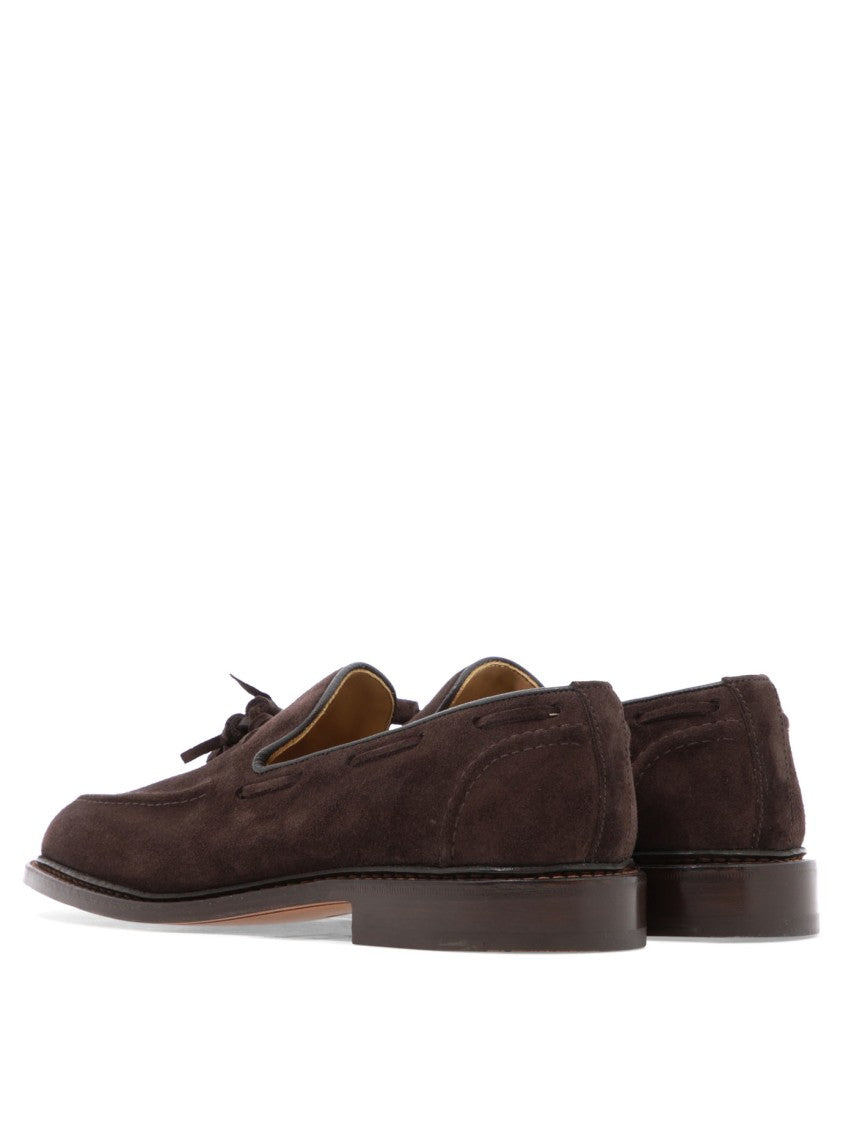 Tricker's Tassel-Detail Brown Leather Loafers By Tricker's