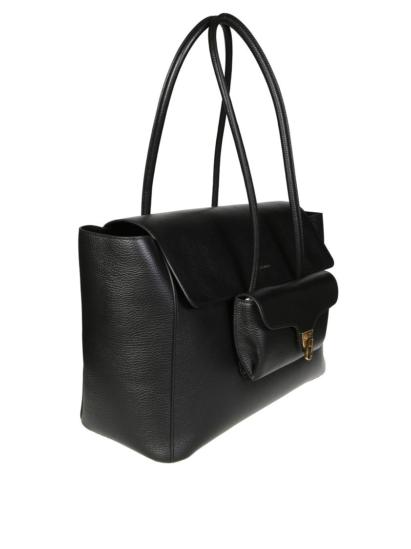 Coccinelle Structured Shoulder Bag With Removable Pocket