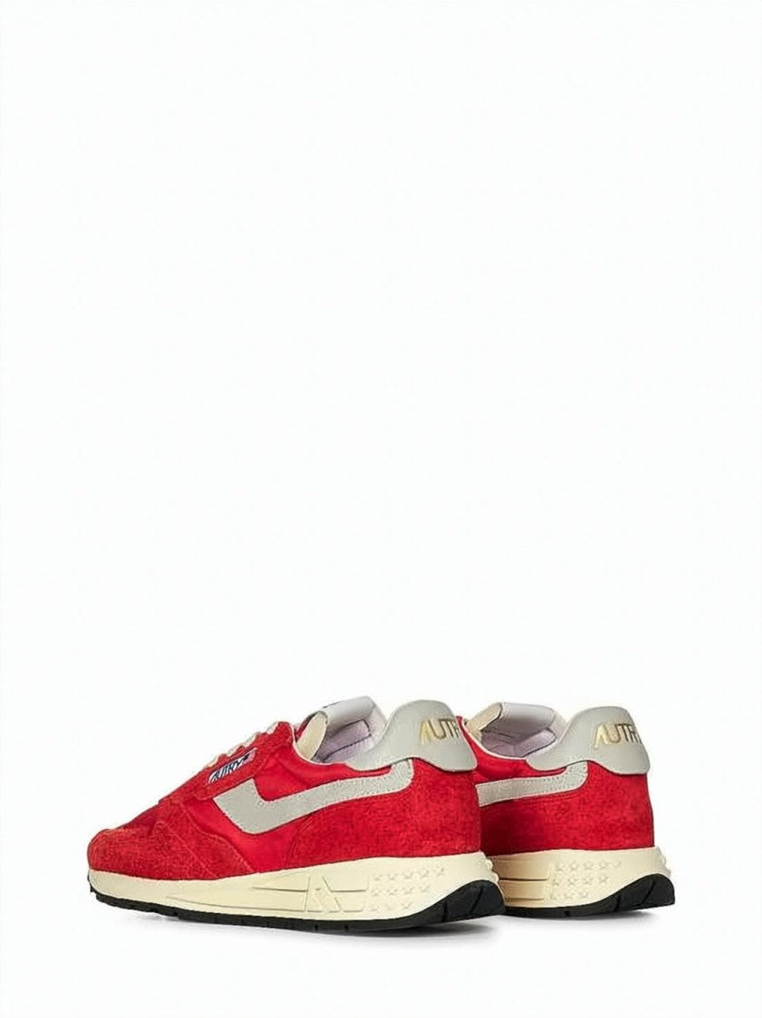 Autry Low-Top Suede And Nylon Retro Sneakers