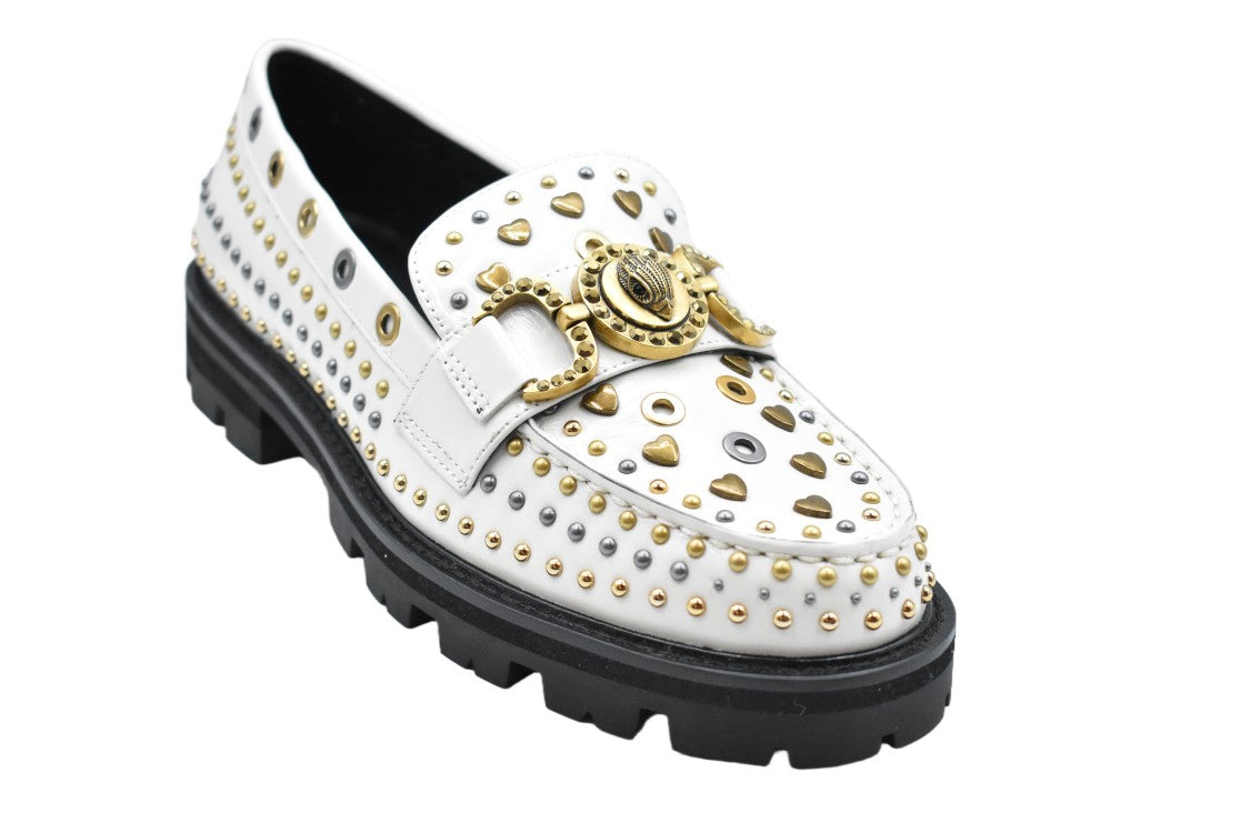 Kurt Geiger Beige Laced Versatile Bone Low Shoes