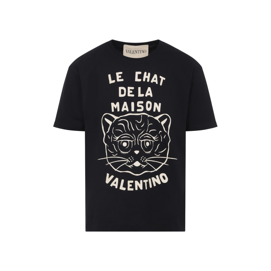Valentino Graphic Cat Face T-Shirt