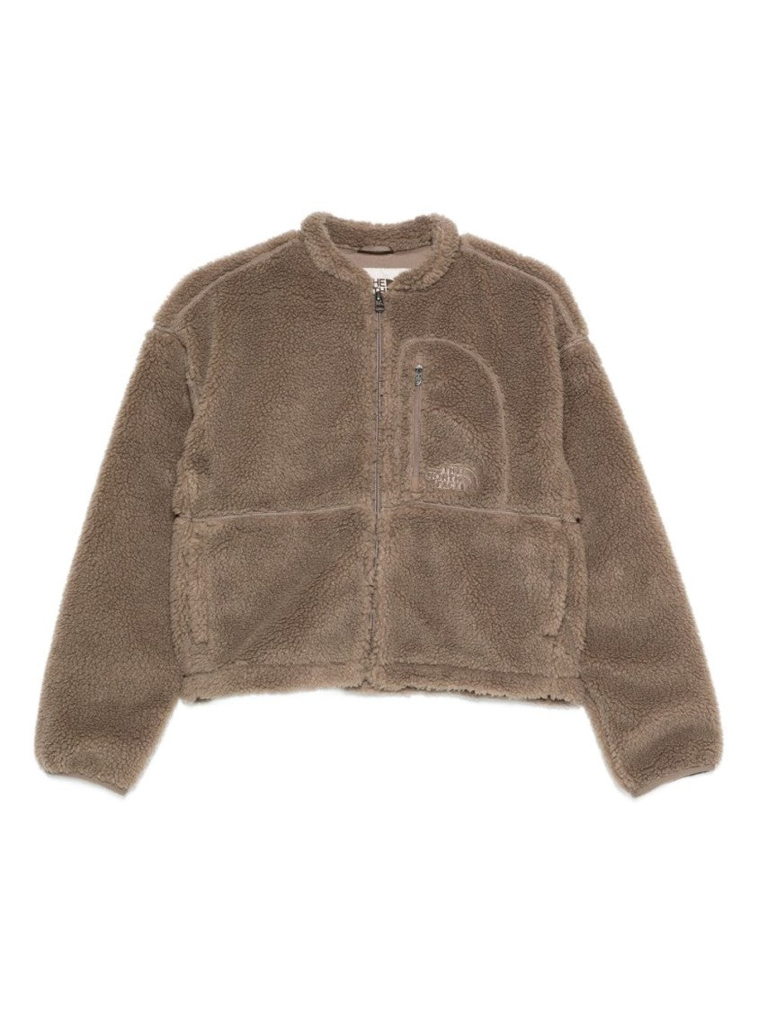 The North Face Cropped Teddy Fleece Sweater