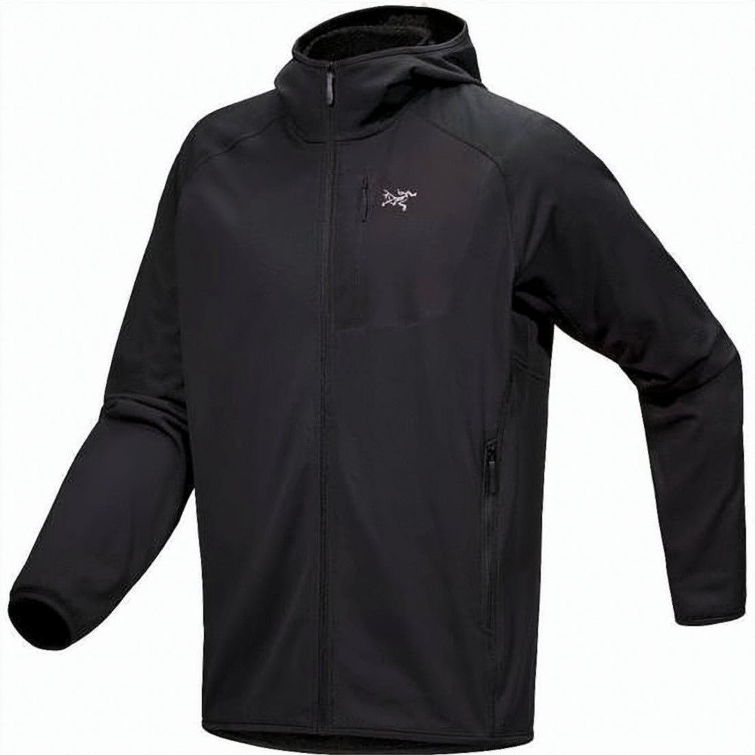 Arc'teryx Black Full-Zip Jacket With Hood