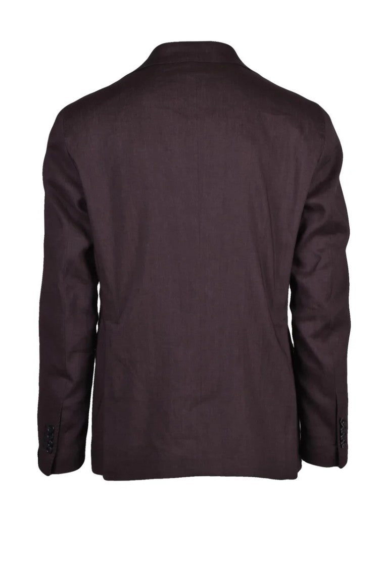Tagliatore Men's Suit Linen/Wool - Brown