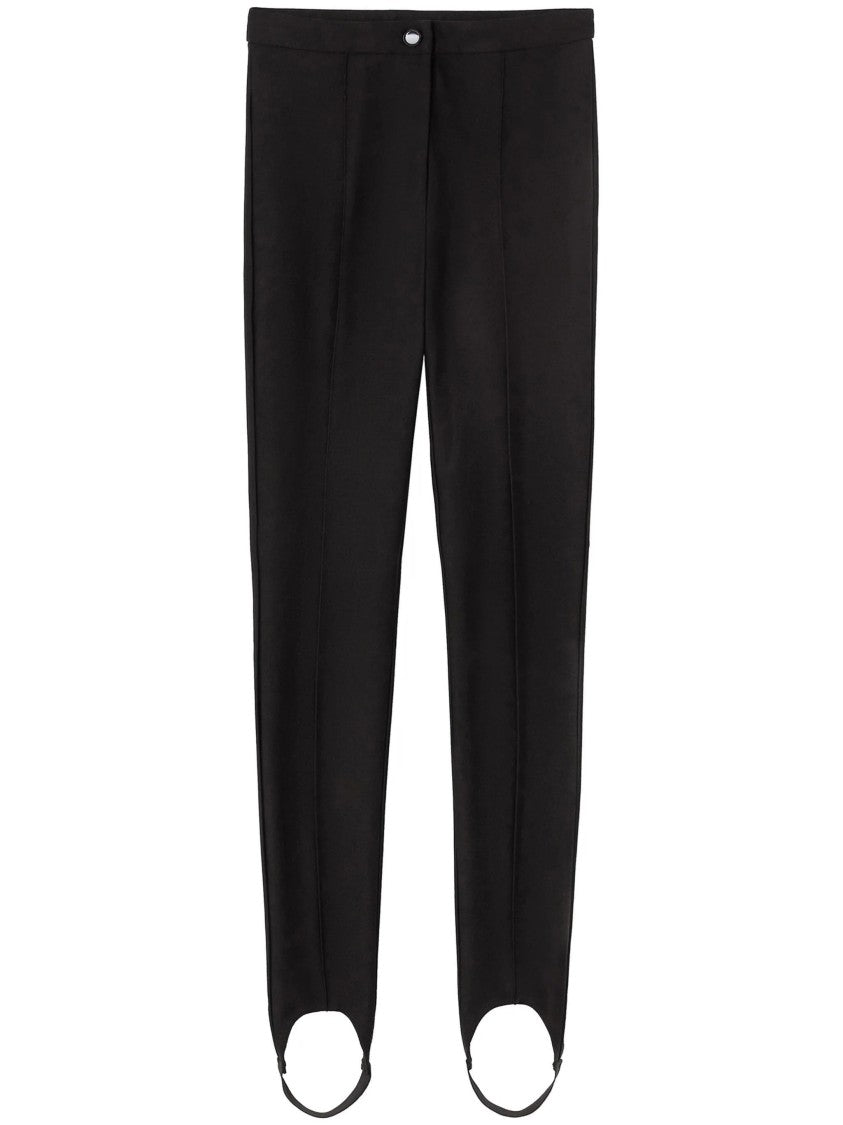 Pinko High-Waisted Black Leggings With Cut-Out Ankle Details