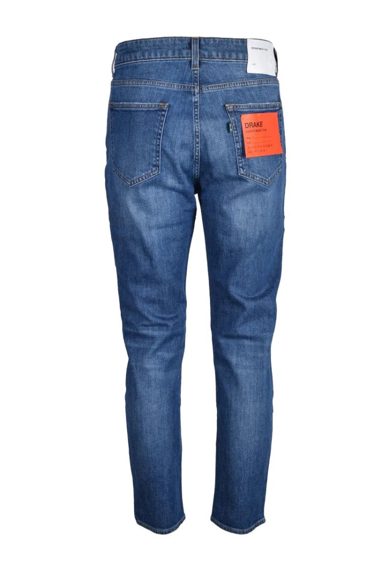 Department 5 Blue Recycled Stretch Jeans