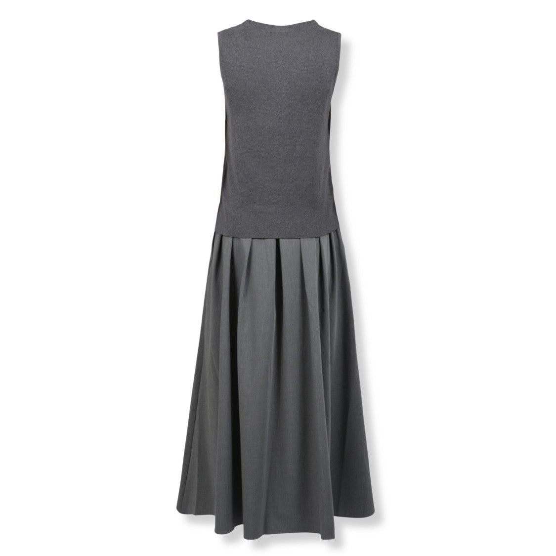 Staud Sleeveless Midi Dress With V-Neckline