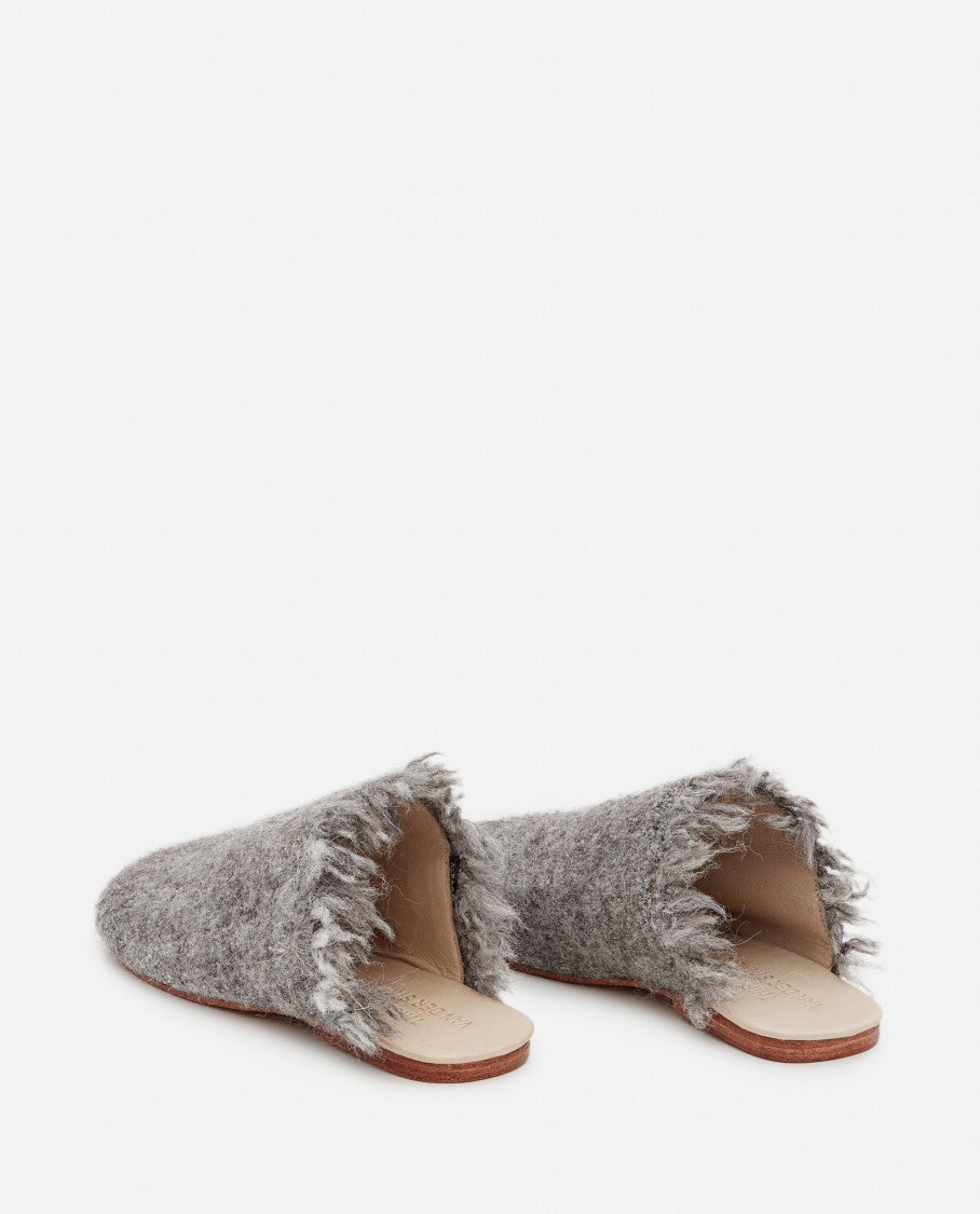 Thibault Van Der Straete Fringed Etamine Slippers