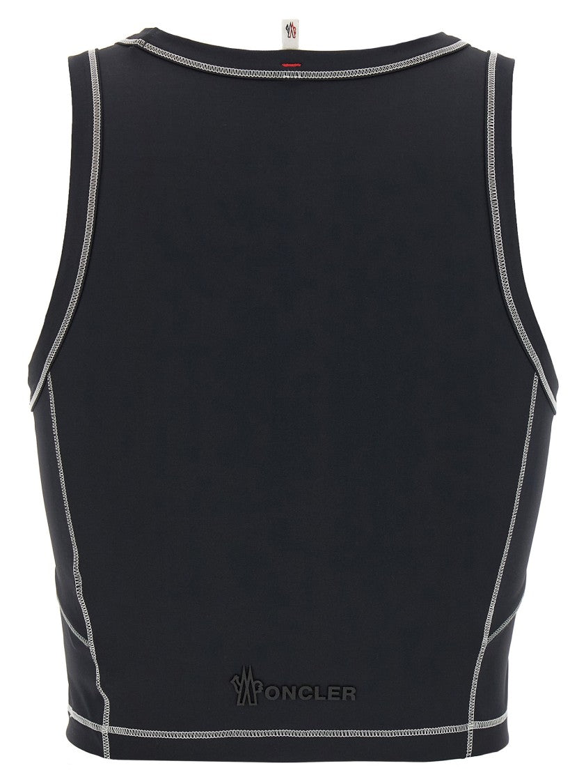 Moncler Grenoble Logo Patch Sporty Top