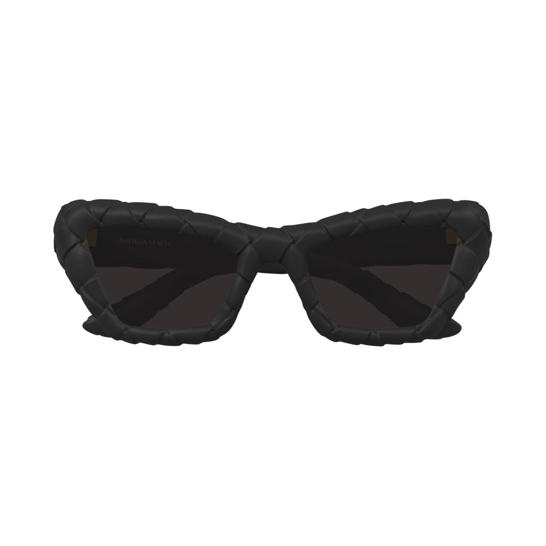 Bottega Veneta Bv1438s Padded Quilted Oversized Cat-Eye Sunglasses