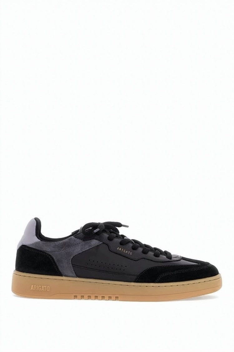 Axel Arigato Black/Muted Blue Leather And Suede Sneakers