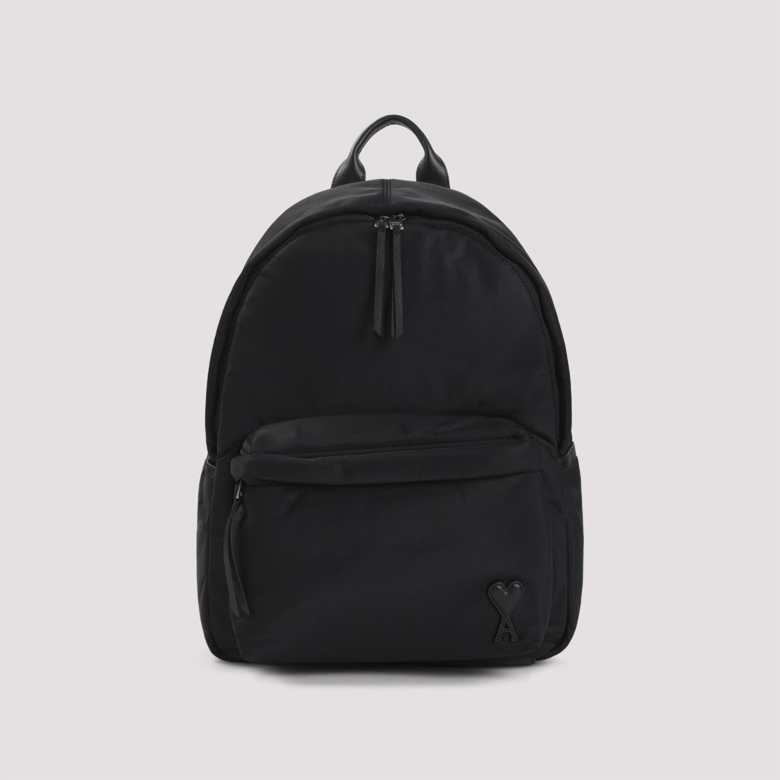 Ami Paris Marcel Backpack With Dual Zipper Closure