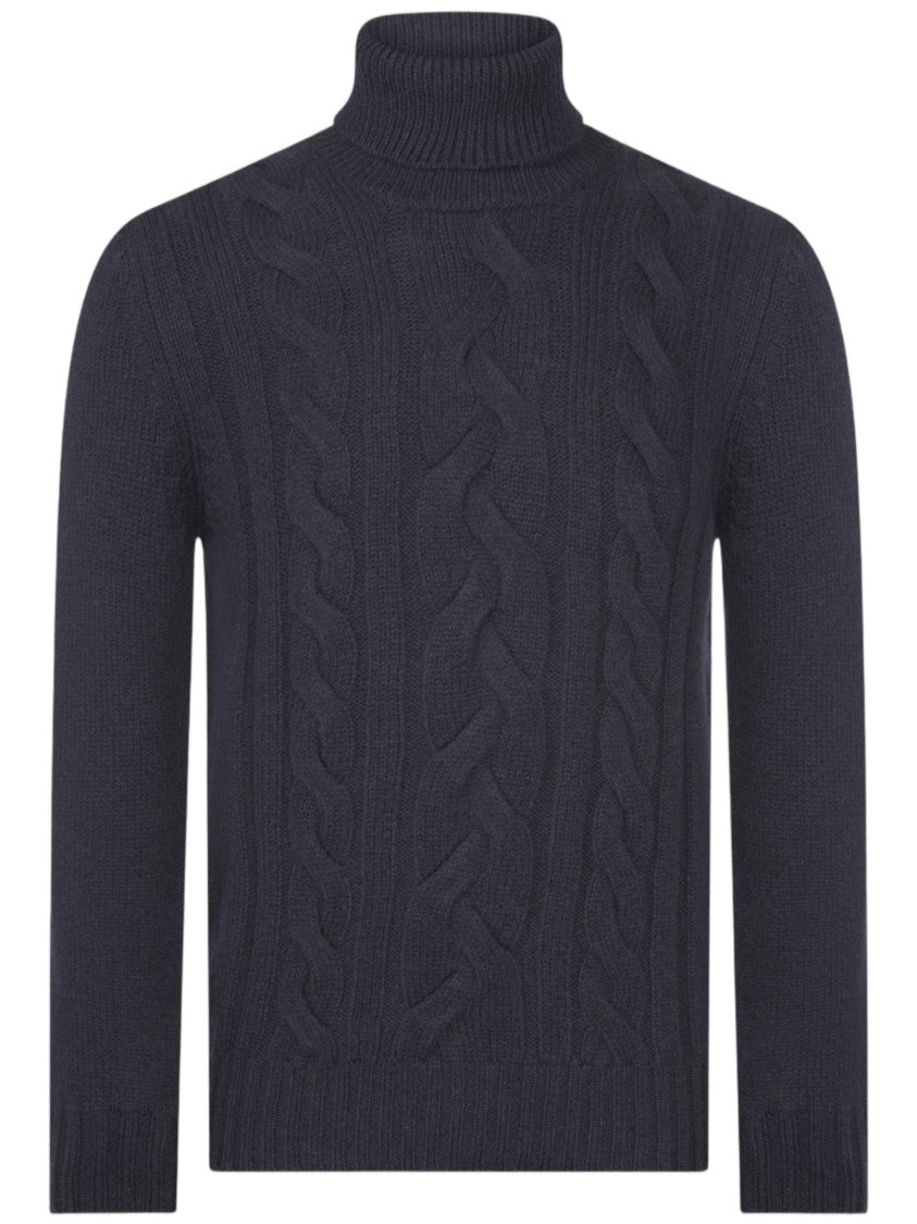 Gran Sasso Three-Ply Super Geelong Wool Turtleneck Sweater