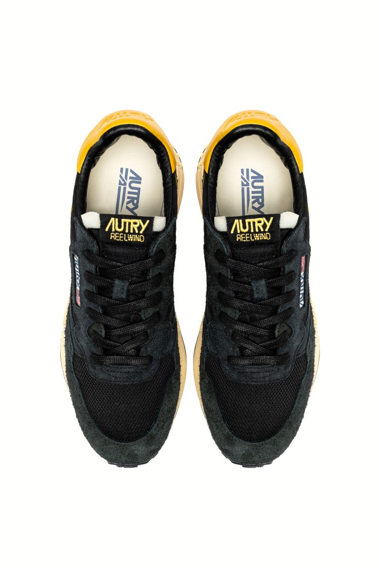 Autry Reelwind Suede And Mesh Running Shoes