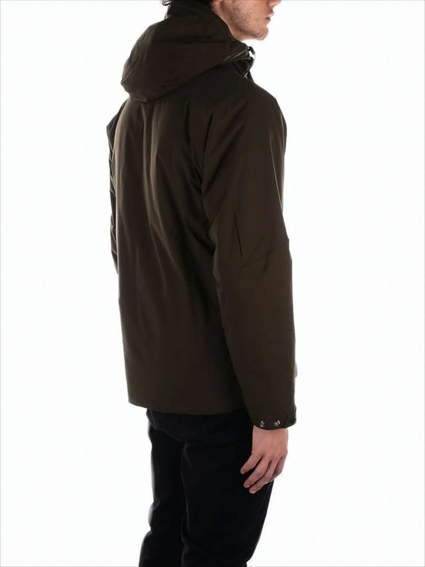 C.P. Company Structured Olive Poly Jacket With Adjustable Hood