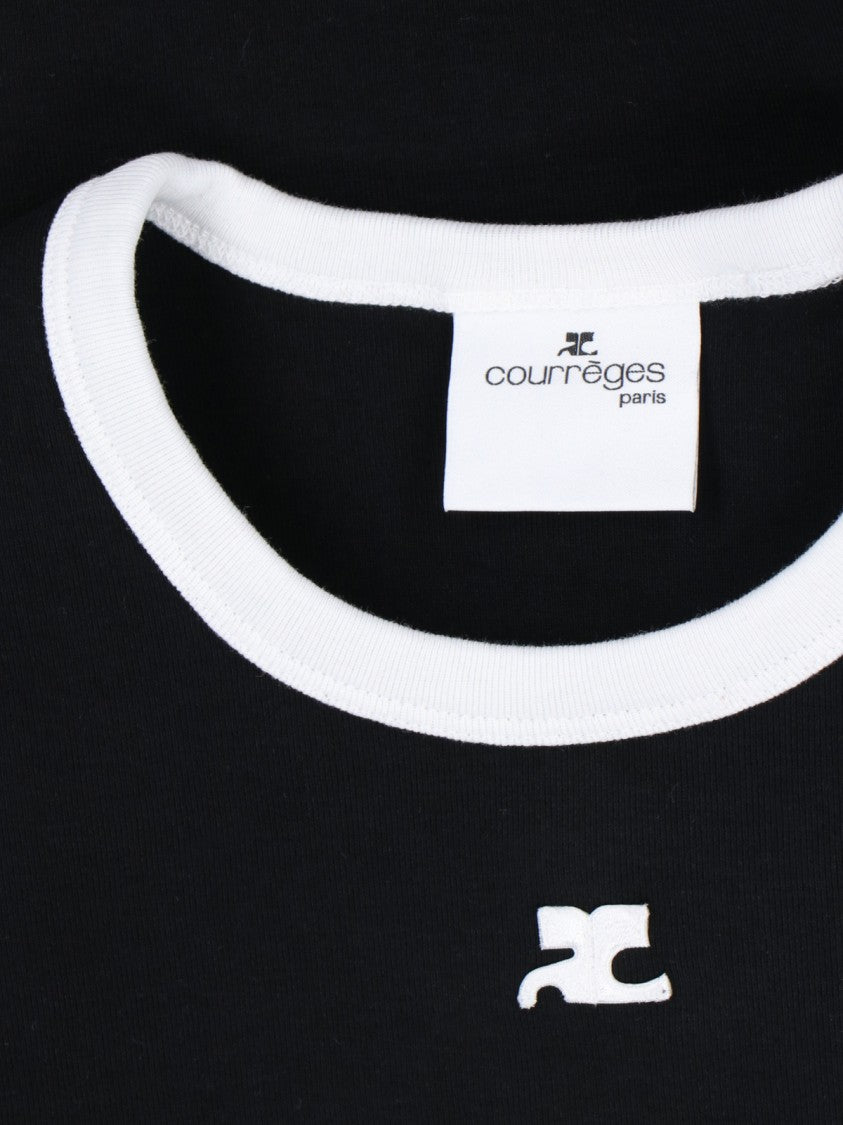 Courrèges Logo T-Shirt – Black