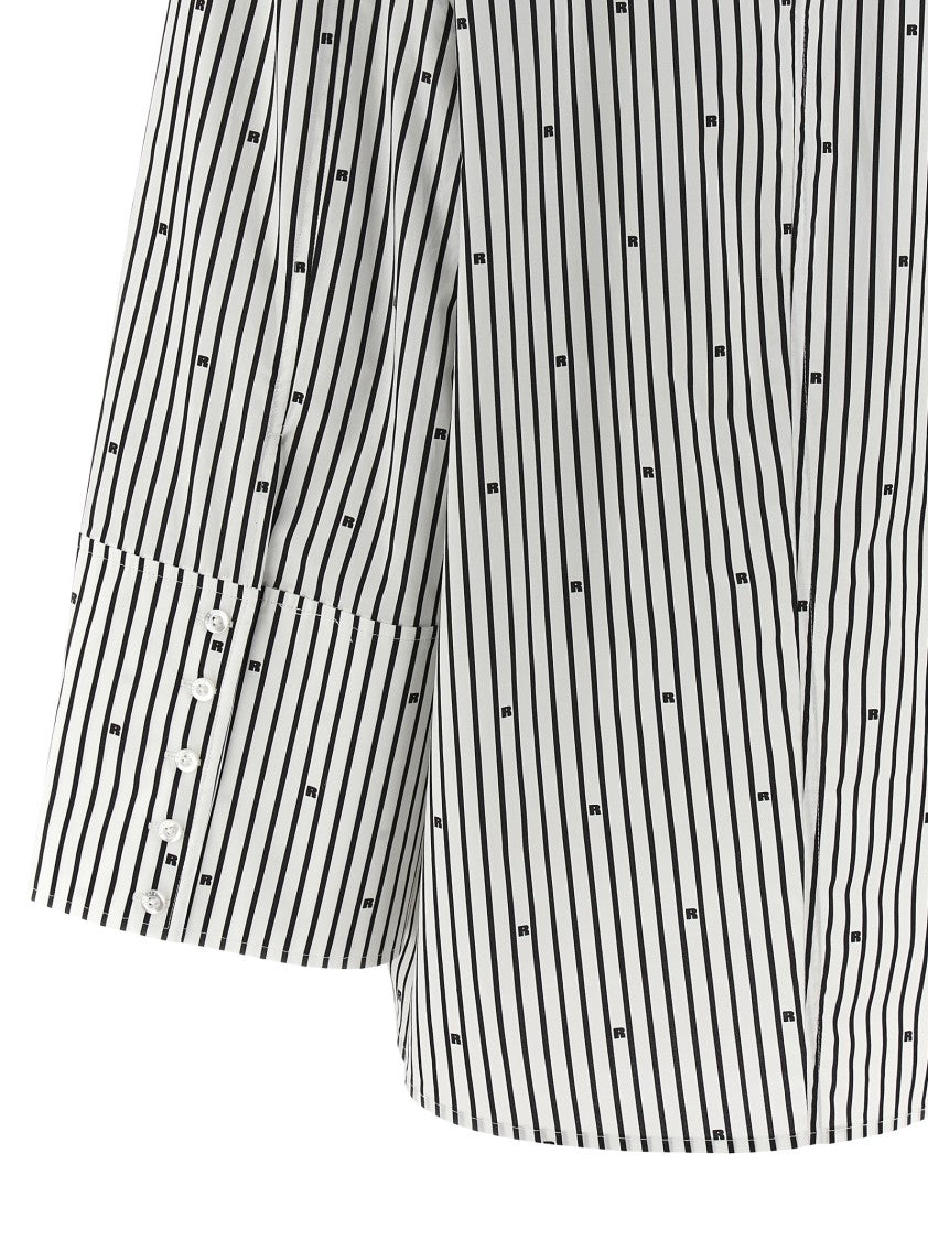 Rotate Birger Christensen Poplin Oversized Striped' Shirt