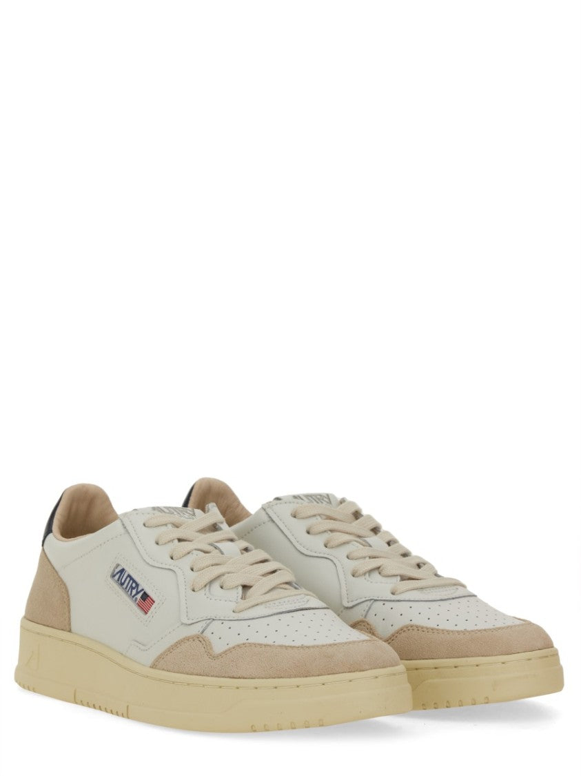 Autry Medalist Low-Top Leather Suede Sneakers