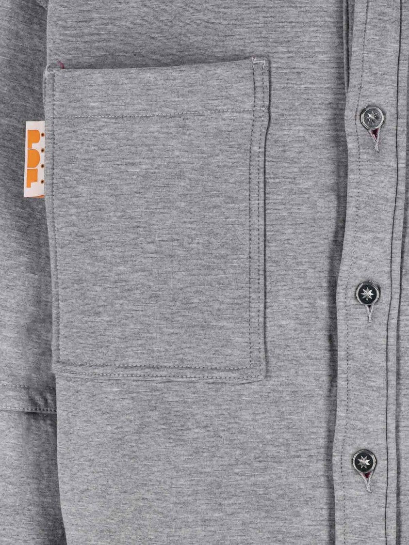 Pdf Logo Hooded Cardigan – Grey
