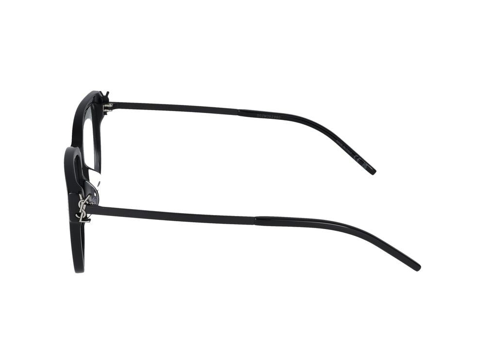 Saint Laurent Eyeglasses Sl M48o_A/F 002 Black Black Transparent 54/17/145