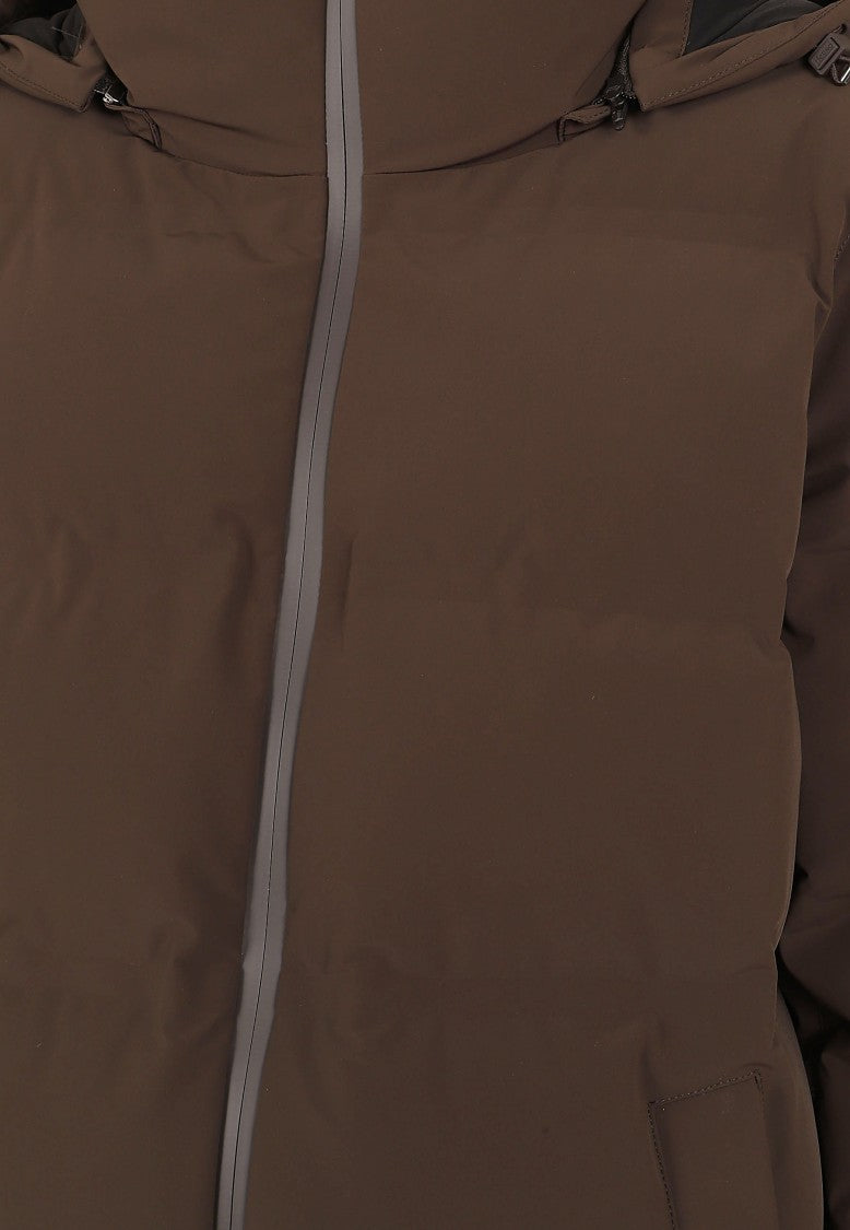 Herno Medium-Length Down Jacket With Gore-Tex Windstopper And Removable Hood