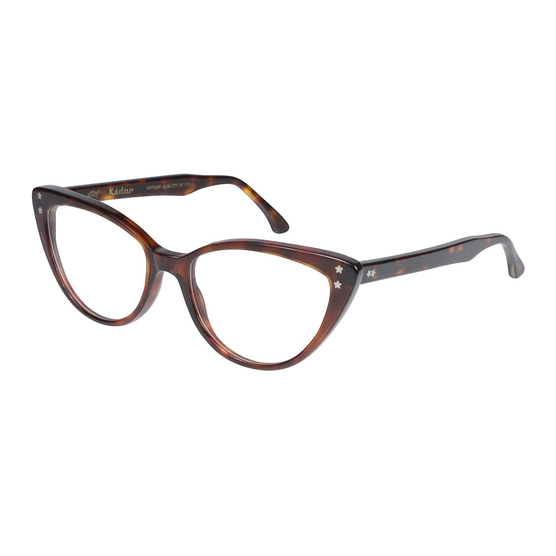 Kador Fabiola Cat-Eye Tortoiseshell Sunglasses With Star Accents