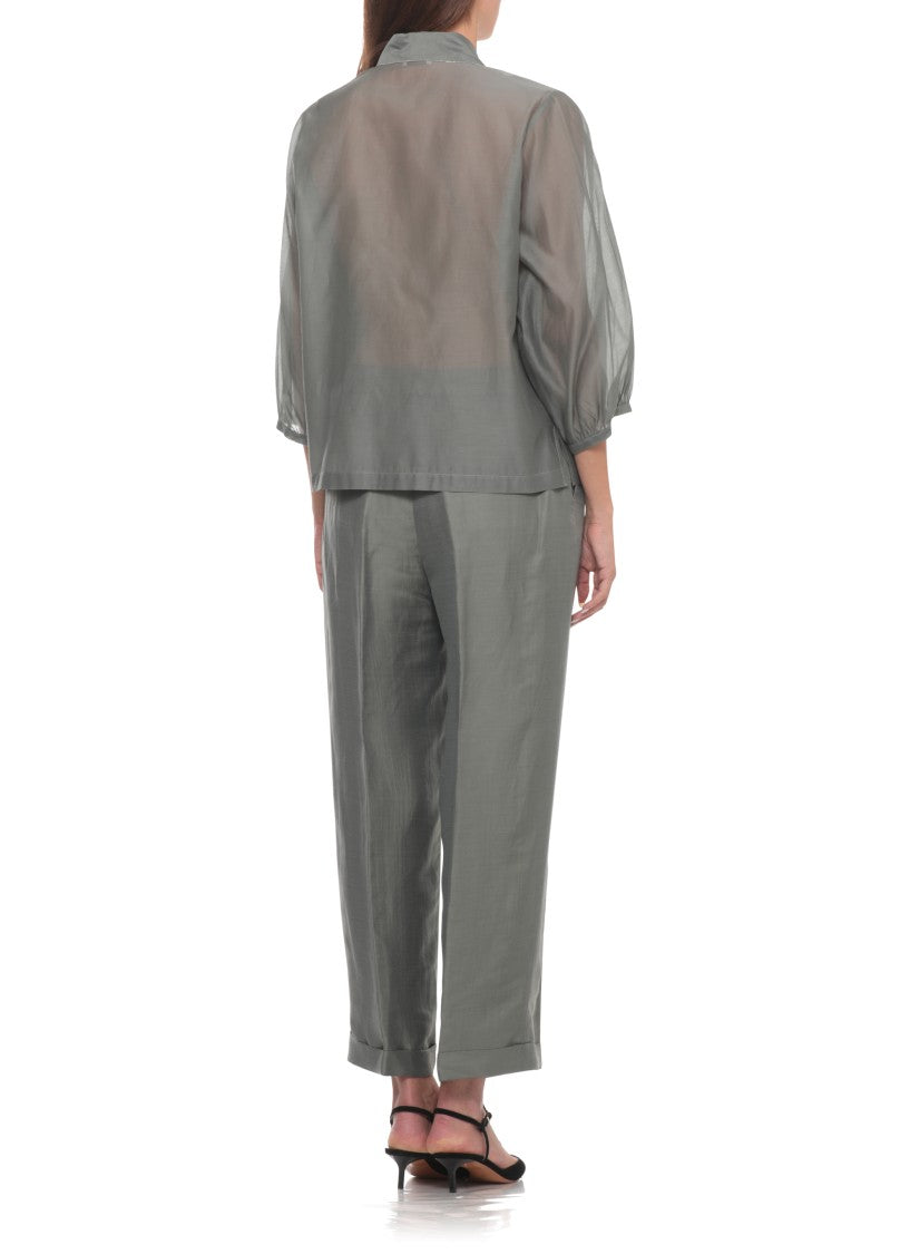 Peserico Green Bright Light Point Shirt