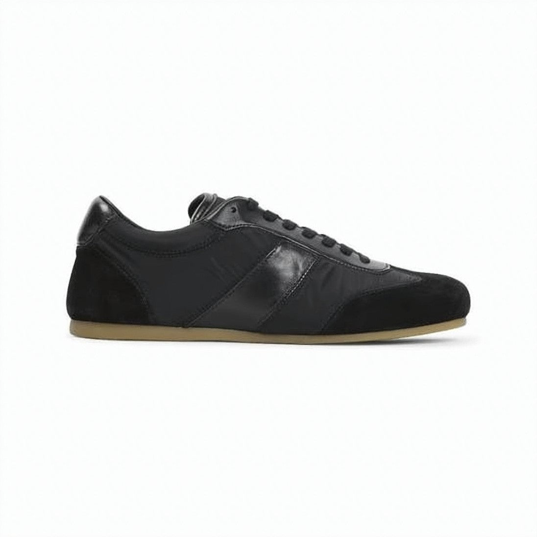Lemaire Low-Profile Black Sneakers With Smooth