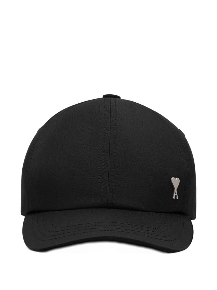 Ami Paris Black Baseball Cap