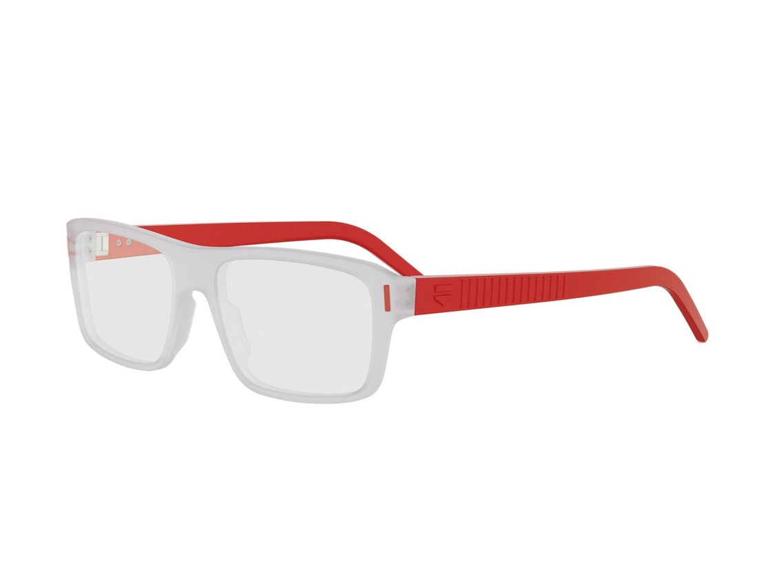 Tag Heuer Th50041i Bold Textured Rectangular Eyeglasses