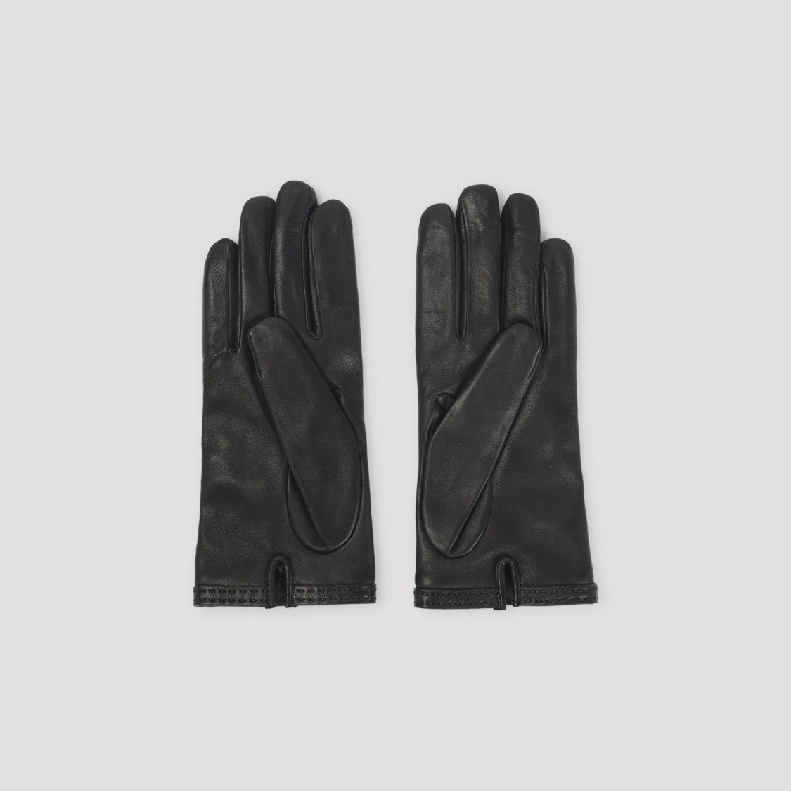 Prada Black Nappa Lamb Leather Gloves